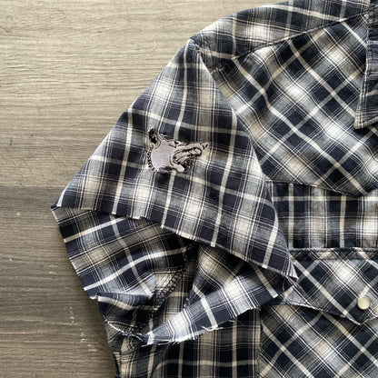 HFW EMBROIDERED BUTTON UP SHIRT