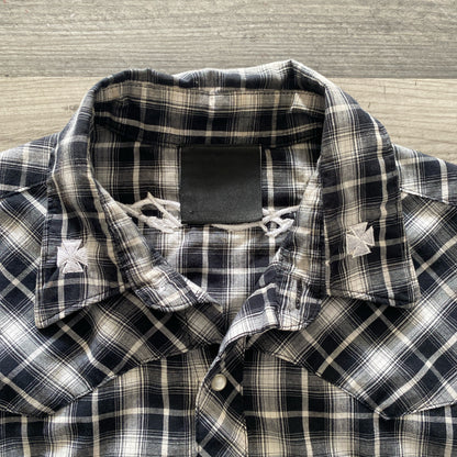 HFW EMBROIDERED BUTTON UP SHIRT