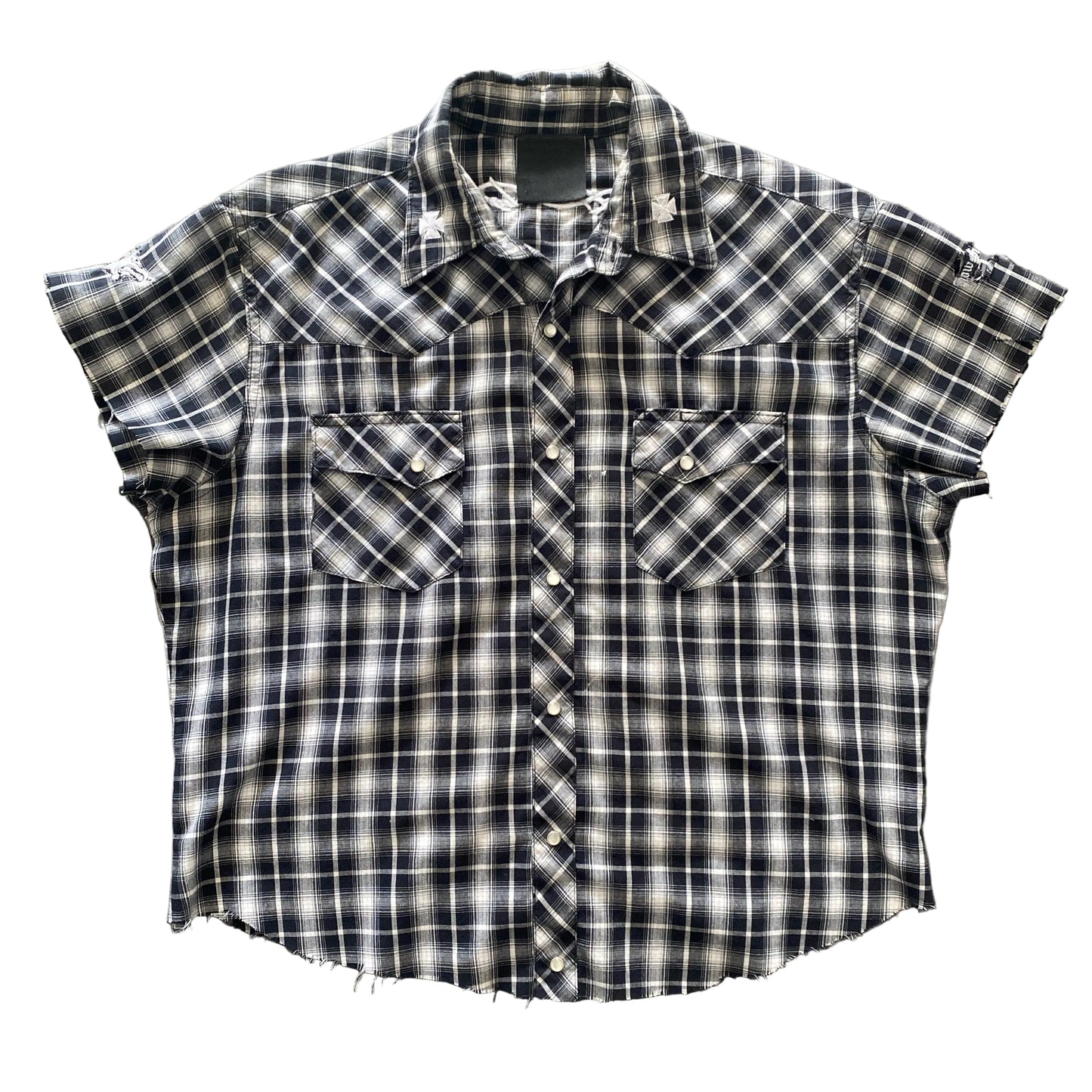 HFW EMBROIDERED BUTTON UP SHIRT