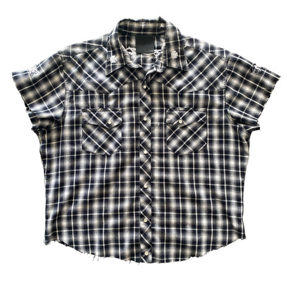 HFW EMBROIDERED BUTTON UP SHIRT