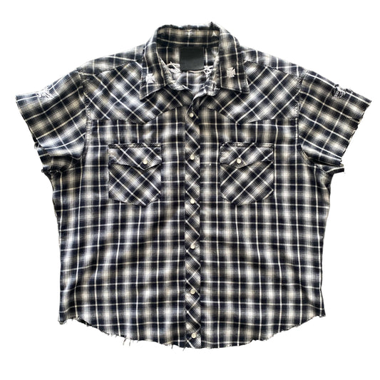 HFW EMBROIDERED BUTTON UP SHIRT